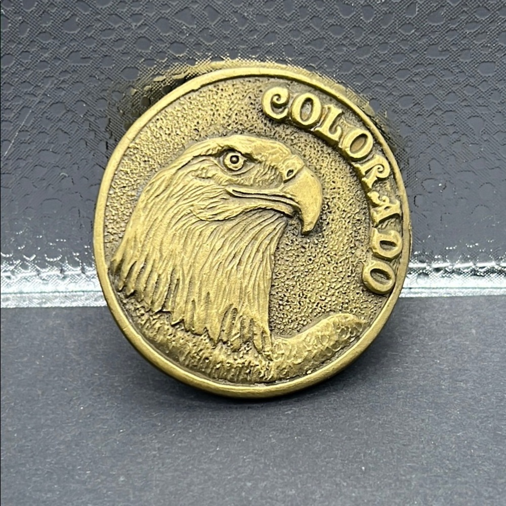 Vintage PPI 1978 Colorado Eagle belt buckle